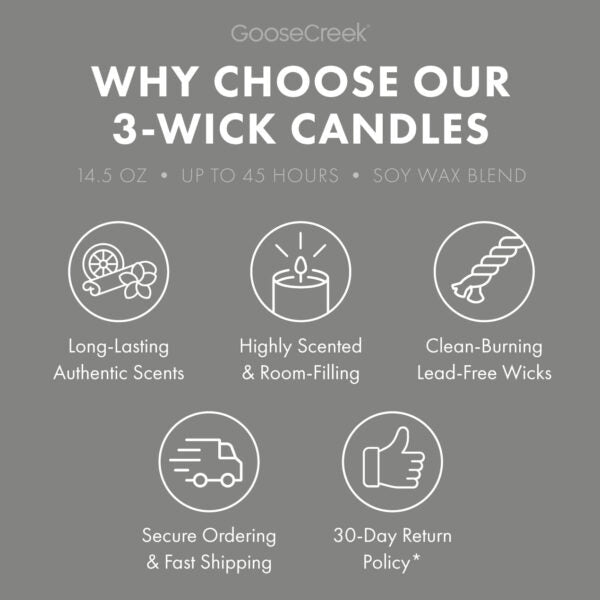 Stormy Day Snuggle 3-Wick Candle