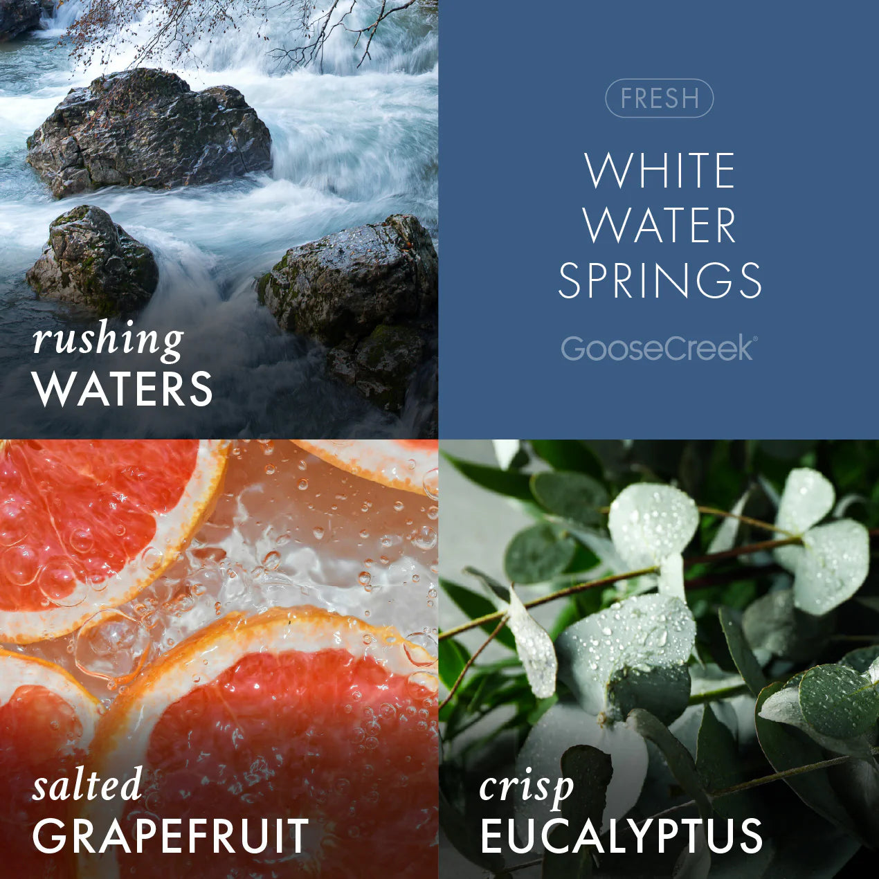 White Water Springs 3-Wick Candle