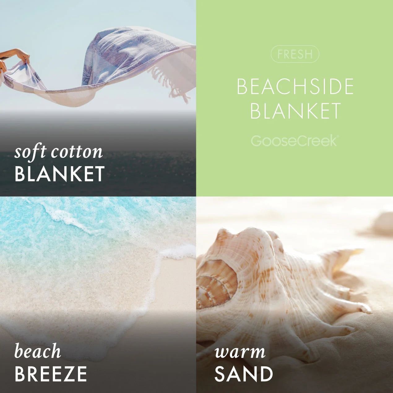 Beachside Blanket 3-Wick Candle