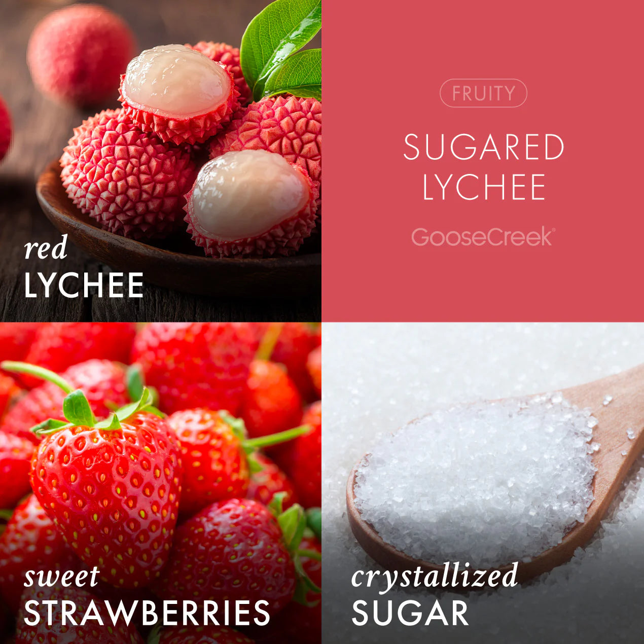 Sugared Lychee China 3-Wick Candle